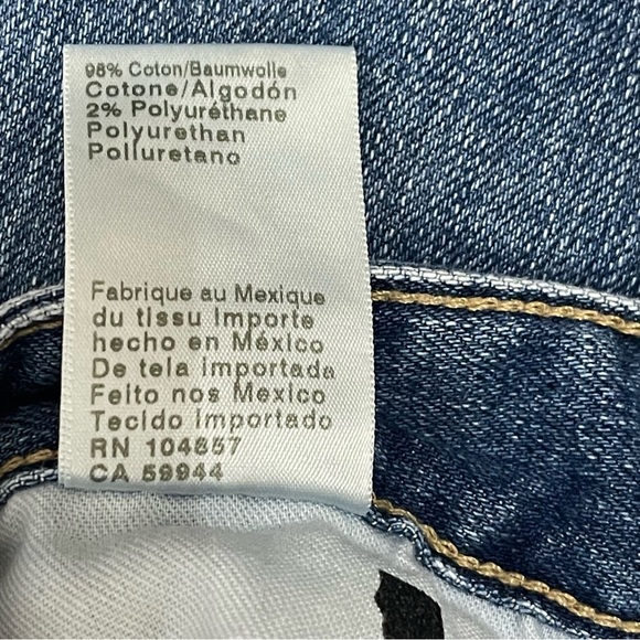 AG-ED Denim Ex Boyfriend Slouchy Slim Jeans Cropped Size 30 NWT - Picture 8 of 9